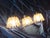Mid-Century Modern Pendant Lights in Brass and Amber-Colored Frosted Glass from Doria, Set of 3 For Sale - Image 12 of 15