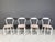 Vintage Dining Chairs from Calligaris, 1980s, Set of 4 For Sale - Image 3 of 14