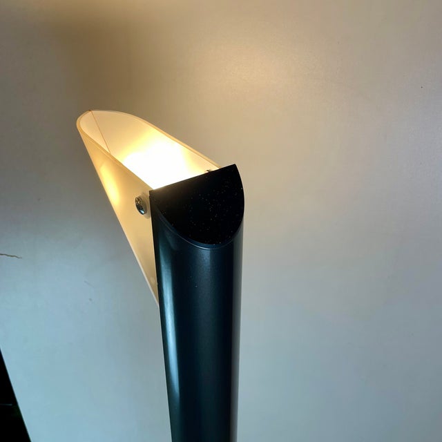 Black Postmodern Floor Lamp from F. Fabbian, Italy, 1980s For Sale - Image 8 of 18