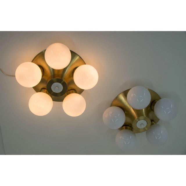 Mid-Century Modern Mid-Century Modern Wall Lights from Elektroinstala Decin, 1970s, Set of 2 For Sale - Image 3 of 8
