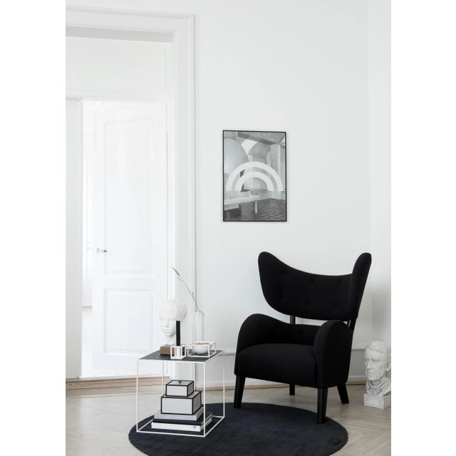 Contemporary Light Grey Raf Simons Vidar 3 Natural Oak My Own Chair Lounge Chair by Lassen For Sale - Image 3 of 6