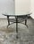 French Art Deco Style Wrought Iron Oval Glass Coffee Table For Sale - Image 4 of 12
