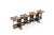 Mid-Century Modern Space Age Geometric Copper Candleholder, Scandinavia, 1960s For Sale - Image 3 of 8