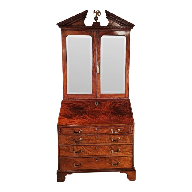 George III Secretary Bookcase, England, 18th Century For Sale