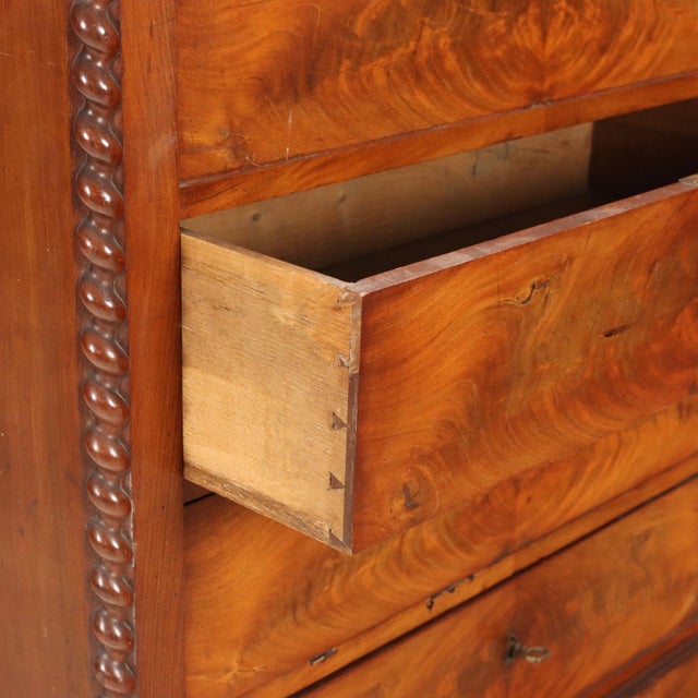 Wood Charles X Chest in Mahogany For Sale - Image 7 of 12
