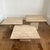 Beige Mid-Century Italian Travertine Nesting Tables, Set of 3 For Sale - Image 8 of 16