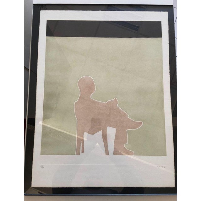 Paper Doroteo Arnaiz, Composition, 1971, Print For Sale - Image 7 of 9