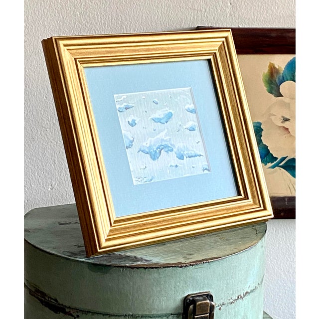 Illustration "Frozen Raindrops" Watercolor Painting by Sandra Wright For Sale - Image 3 of 3