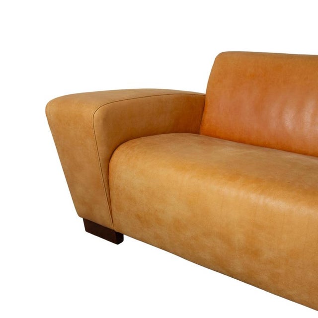 Cognac Leather 3-Seater Sofas from Machalke, Set of 2 For Sale - Image 6 of 18