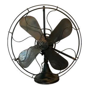 Vintage Antique Ge 3 Speed Industrial Table Fan