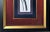 Vintage Framed Stylized Red Lily Botanical Lithograph Prints Pair For Sale In Portland, ME - Image 6 of 12
