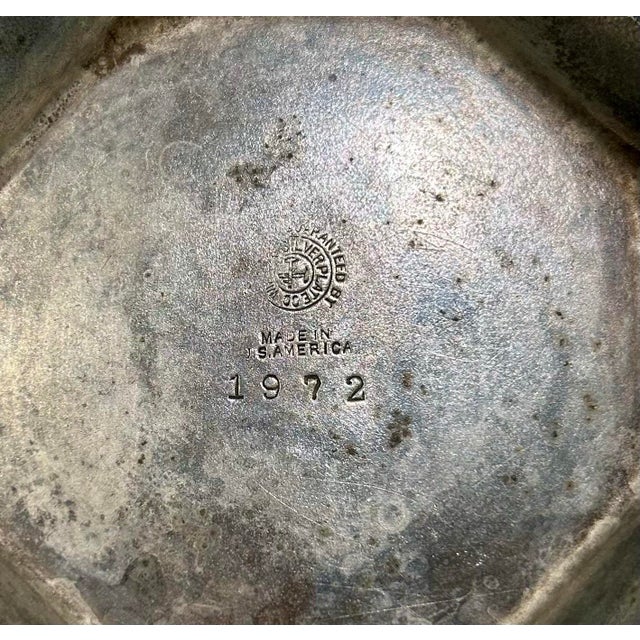 Early 20th Century Wilcox Silver Plate Co. Tilting Coffee Pot on Stand For Sale - Image 12 of 12