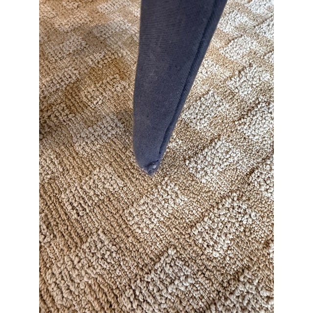 Baker Furniture Luxe Collection "Lapel" Fabric Dining Chairs - Set of 4 For Sale - Image 9 of 10