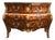 1860 French Artisan Louis XVI Mahogany Green Marble Commode For Sale