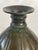 Just Andersen Danish Art Deco patinated Disko metal vase, model D88 hallmarked with signature on bottom. Denmark, c....