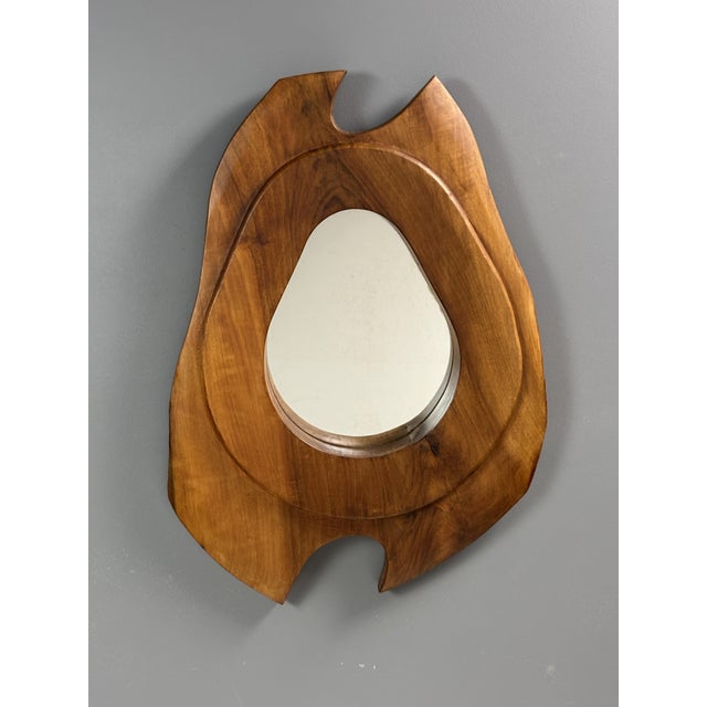 Mid-Century Biomorphic Wall Mirror, France, 1960s For Sale - Image 15 of 15