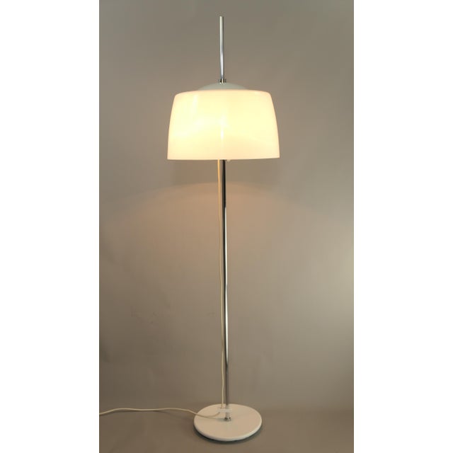 Adjustable Chrome-Plated Floor Lamp, Italy, 1970s For Sale - Image 6 of 14