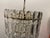 Crystal & Brass Chandelier by Gaetano Sciolari, 1970s For Sale - Image 6 of 11