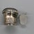 Metal Pair of Antique Crystal Scent Bottles With Silver Mounts — Engraved Monogram, Hallmarked Silver For Sale - Image 7 of 9