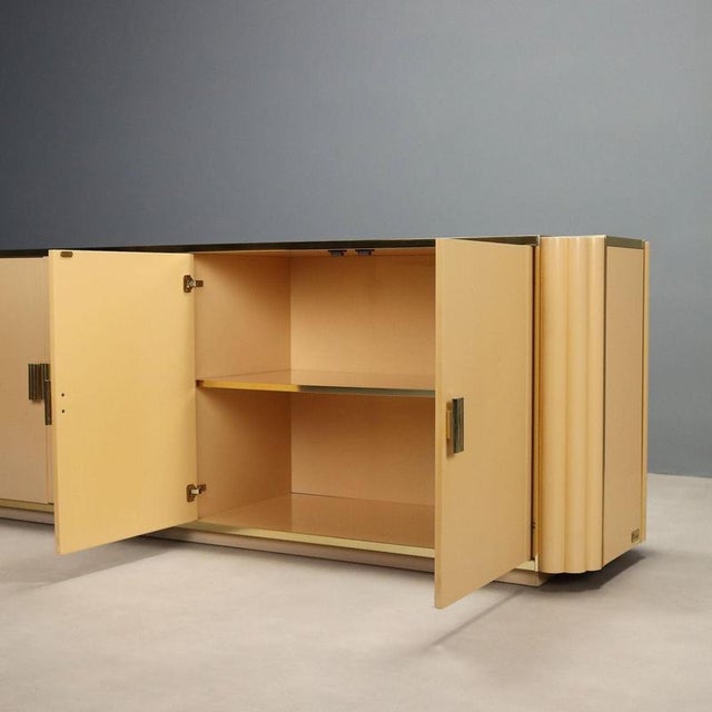 Vintage Sideboard in Lacquered Wood by Alain Delon for Mario Sabot, 1970s For Sale - Image 5 of 15