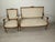 Louis XVI Living Room Seating in Gilded Wood, Set of 2 For Sale - Image 6 of 18