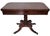 Antique American 19th C Regency Mahogany Flip Top Leather Game Table & Console For Sale In New York - Image 6 of 18