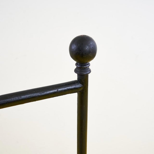 Vintage Wrought Iron Towel Holder, 1940s For Sale - Image 3 of 11