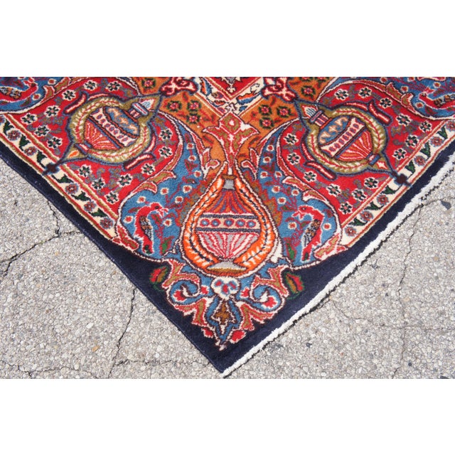Antique Persian Wool Area Rug For Sale - Image 9 of 13