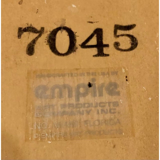 Vintage 1970’s Relief of Nike Adjusts Her Sandal 3 Dimensional Sculptural Wall Hanging For Sale - Image 12 of 12