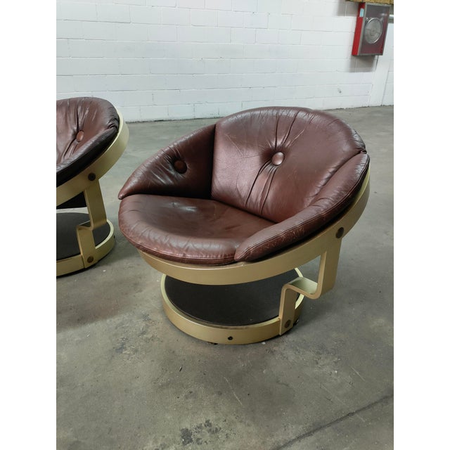 Mid-Century Lounge Chairs from Oddmun Vad, 1970s, Set of 2 For Sale - Image 4 of 10