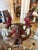 Metal Vintage 1970s Signed Bill Huebbe 3 Fox Chandelier Made in Spain For Sale - Image 7 of 13