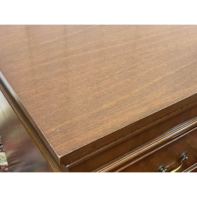 English Mahogany Chest of Drawers, 1950s For Sale - Image 6 of 14