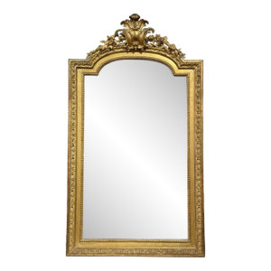 19th Century French Louis XVI Giltwood Mirror