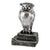 Metal Art Deco Bronze Owl Bookends by Marcel Bouraine, 1925, Set of 2 For Sale - Image 7 of 13