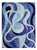 Blue Ceramic Fresco by Arthur Girod, 1950, Set of 12 For Sale