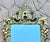 Gold Gilt Plaster Wall Mirror in Baroque Style, Mid-20th Century For Sale - Image 8 of 8