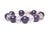 2000 - 2009 Bracelet With Silver and Purple Stones With Stretch Elastic Jeweler Made For Sale - Image 5 of 8
