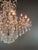 Large Antique Crystal Chandelier Restored Italian Bohemian Style Vintage For Sale - Image 12 of 18