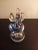 Contemporary 1980s Clear With Blue Hue Art Glass Trunk Up Elephant Figurine For Sale - Image 3 of 7
