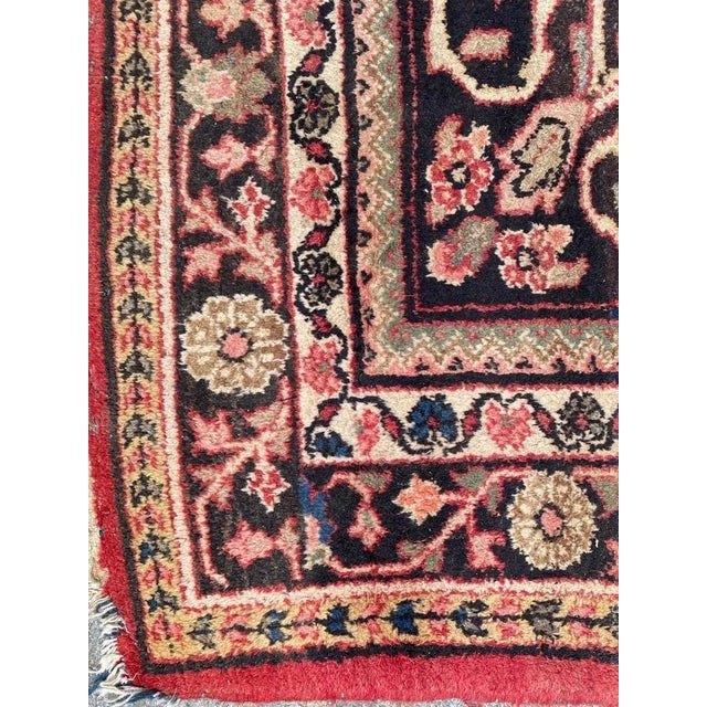 Large Mid-Century Mahal Rug For Sale - Image 12 of 18