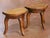 This authentic pair of antique French milking stools was crafted in Normandy circa 1780 and reflects the honest,...