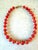American Coral Beaded Necklace With Gold Toe Clasp Designed by Matthew Izzo For Sale - Image 3 of 4