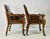 Brown Pair of Theodore Alexander Regency Style Carved Lion & Hairy Paw Caster Armchairs in Brown Leather For Sale - Image 8 of 17