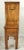Small Vintage Mid Century Campaign Oak Wood Cabinet For Sale - Image 10 of 12