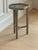 Vintage Caracole Modern "Contour" Sculptural Textured Metal & Tinted Glass Side / Drinks Table - Neiman Marcus For Sale - Image 10 of 12