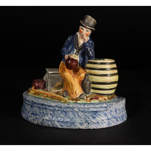 English Pottery Pearlware Pair of Figures of Sailors For Sale In Philadelphia - Image 6 of 9