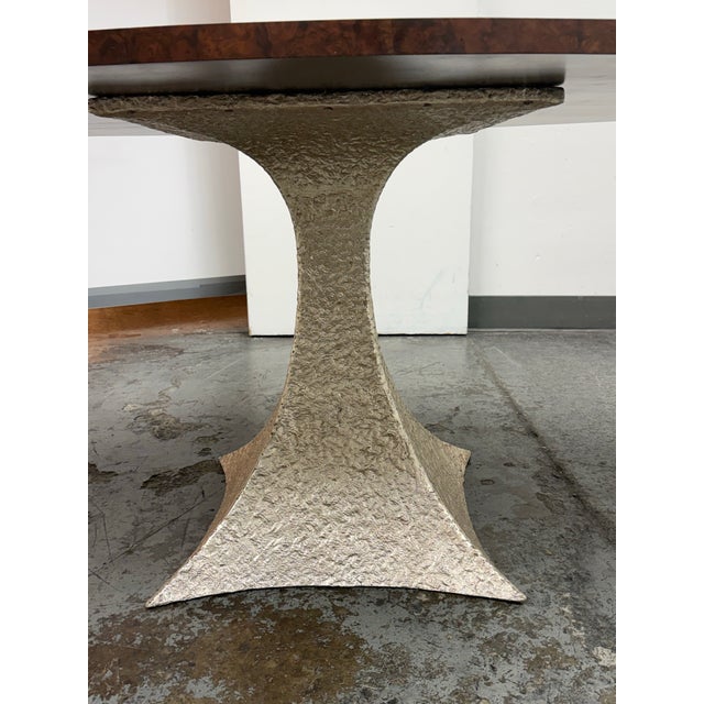 Made Goods Noor Oval Burl Wood Dining Table For Sale - Image 10 of 12