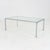 Mid-Century Modern Italian Bauhaus Rectangular Coffee Table in Chrome and Glass, 1980s For Sale - Image 13 of 16