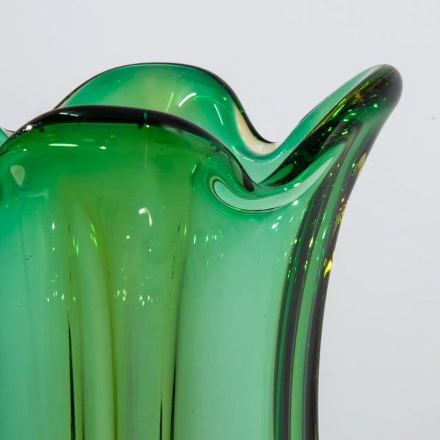 1960s Italian Murano Glass Vase For Sale - Image 9 of 10