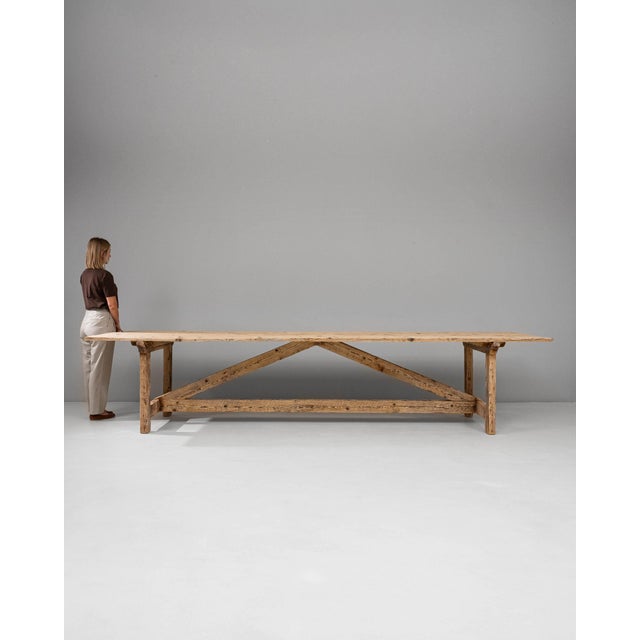This piece presents as a piece, distinguished by natural pine, exposed knot. It was made in Poland during 19th Century, a...